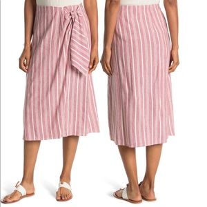 Club Monaco Wrap Stripe Skirt, Size 2